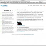 The Blog page layout was very similar to the whitepaper and downloads section.